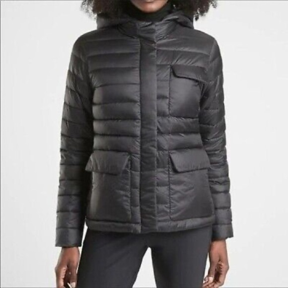 Athleta Pulse Reversible Down Puffer Jacket - Picture 1 of 9